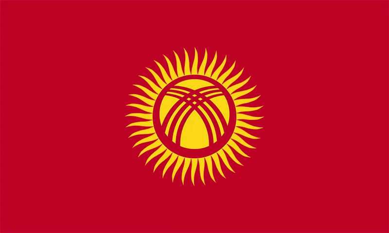 Kyrgyzstan Flag